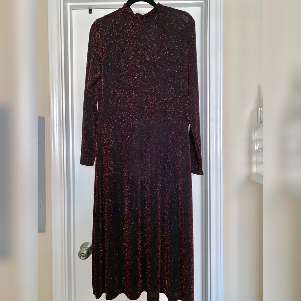 NWT H&M Shimmering Midi Dress
